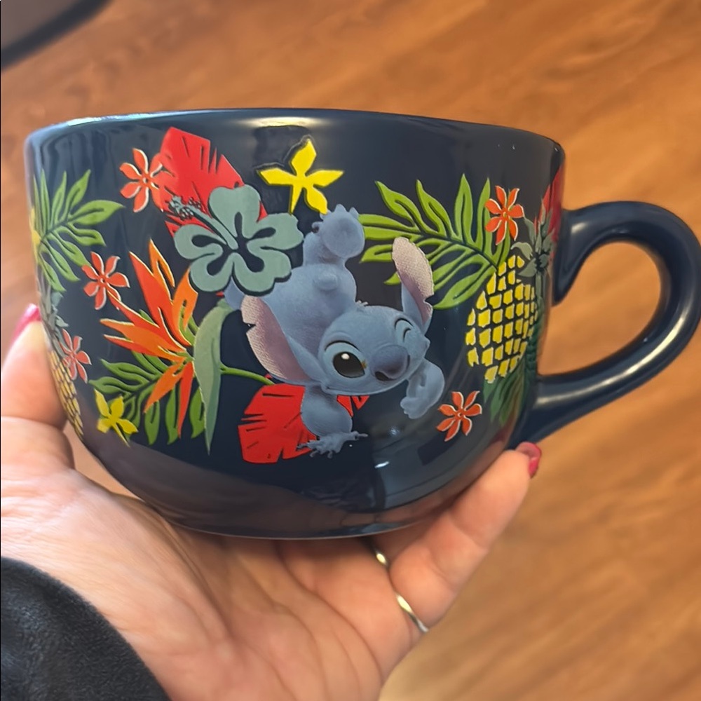 Disney Stitch Floral Mug